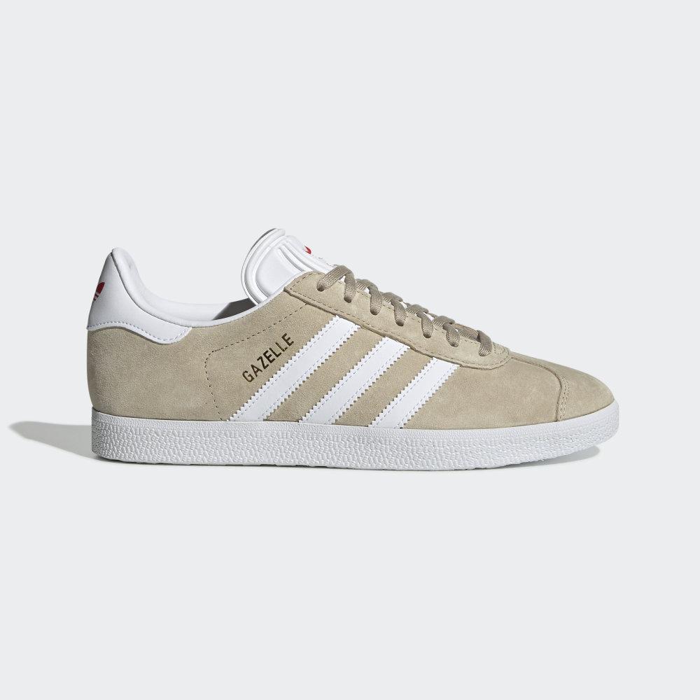 Originals Adidas Gazelle Dama Romania - Albi/Rosii EF6507